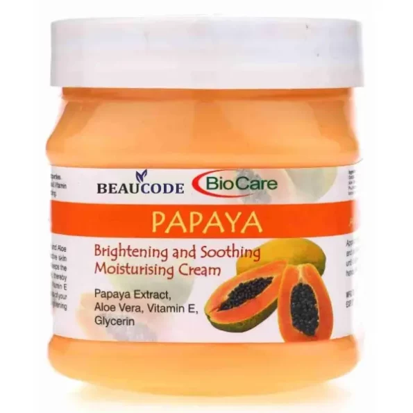 Beaucode BioCare Papaya Face Cream 250gm, Herbkart8t7618YVspvwJL.webp, Herbkart8t7618YVspvwJL