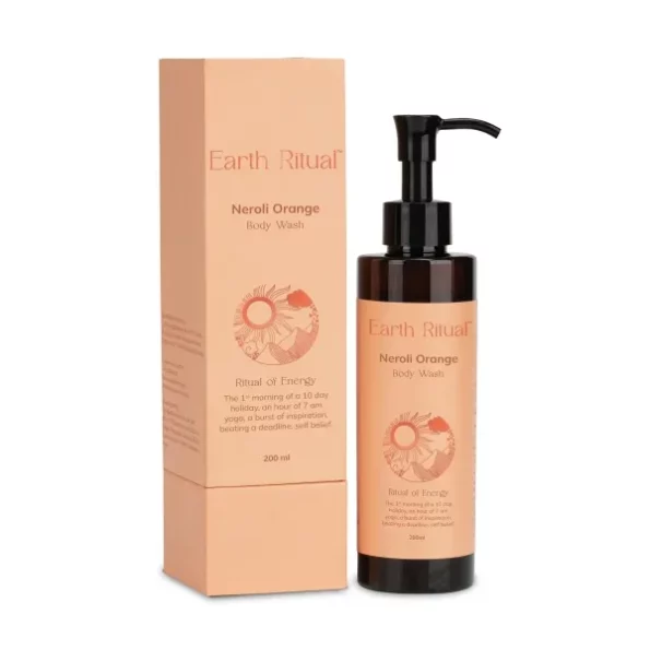 Earth Ritual Neroli Orange Body Wash 200ml available on Herbkart