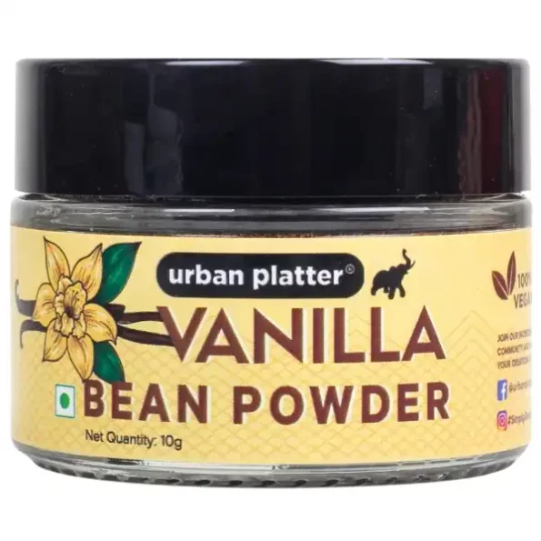 Urban Platter Pure Vanilla Bean Powder, 10 grams available on Herbkart