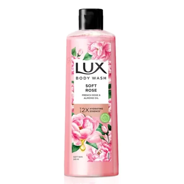 Lux Shower Gel, French Rose Fragrance & Almond Oil Bodywash, With Glycerine, 245 ml available on Herbkart