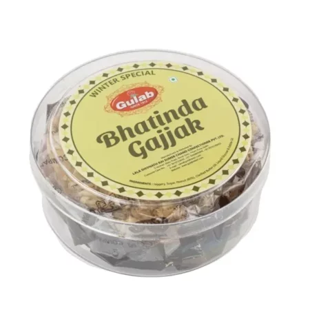 Gulab Wala Organic Handmade Bhatinda Gajjak - 500 Gm | Sweets Indian Mithai | Gajjak & Rewdi (Pack of 1)