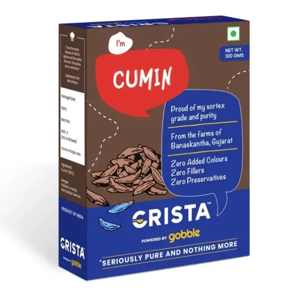 CRISTA Cumin Seed, Whole Cumin, 100 gms, Herbkart8t771utYhcmnRL.webp, Herbkart8t771utYhcmnRL