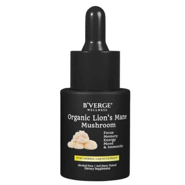 BVERGE Lions Mane Mushroom Liquid Extract 30 ml available on Herbkart