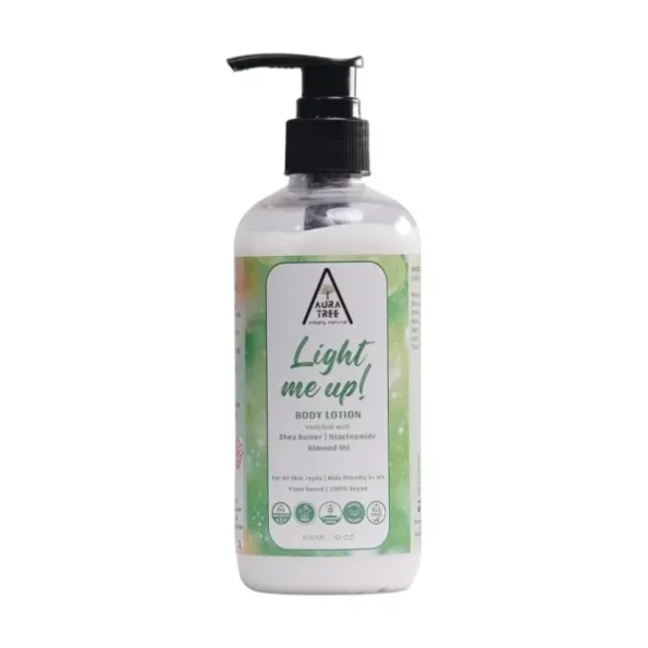 AuraTree Light me Up Body lotion available on Herbkart