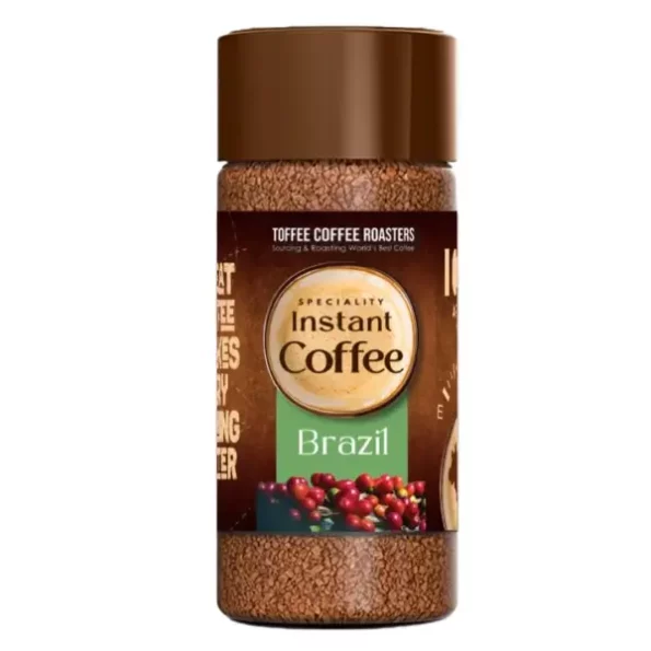 Toffee Coffee Roasters Instant Coffee 100 Gm, Brazil Instant Coffee available on Herbkart