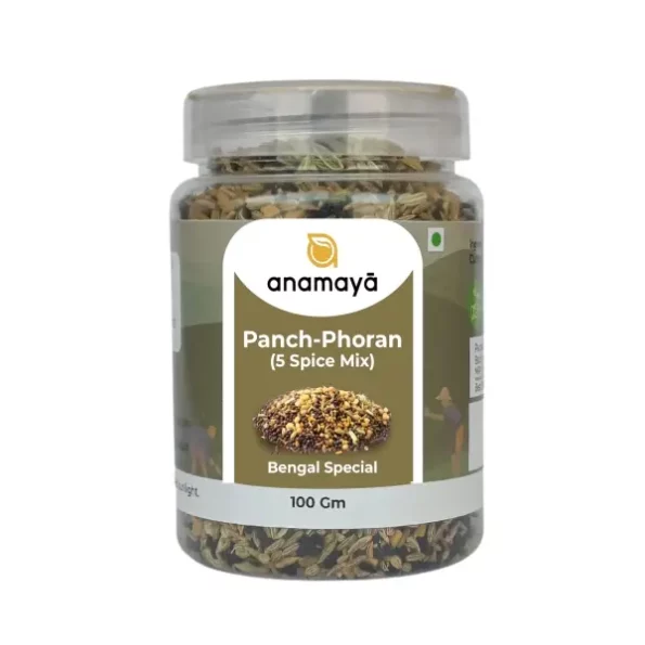 Anamaya Panch Phoran Spice Mix, 100G, Herbkart8t771Qm9b-4YBL.webp, Herbkart8t771Qm9b 4YBL