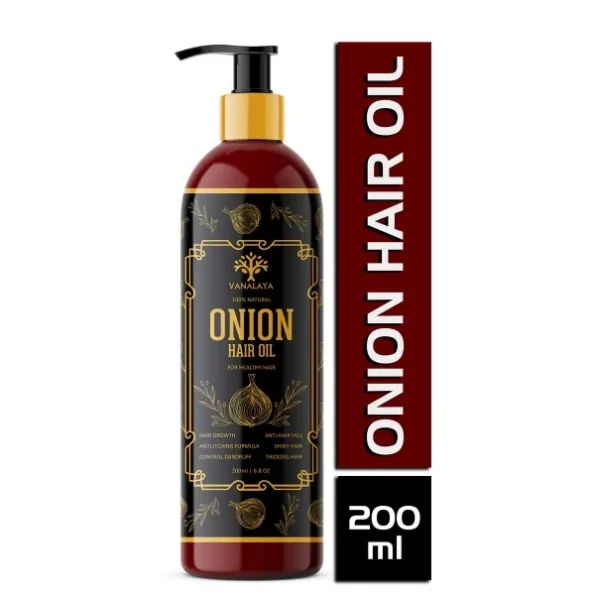 Vanalaya Onion Hair oil 200ml available on Herbkart