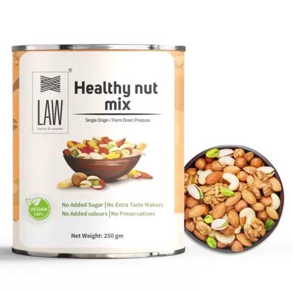 looms & weaves - Healthy Nut Mix - 250gm, Herbkart8t7712NTN68ALL.webp, Herbkart8t7712NTN68ALL