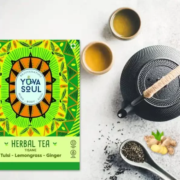 YUVA SOUL Lemongrass Green Tea - 75 Gm, Herbkart8t771jcKvdTcfL.webp, Herbkart8t771jcKvdTcfL