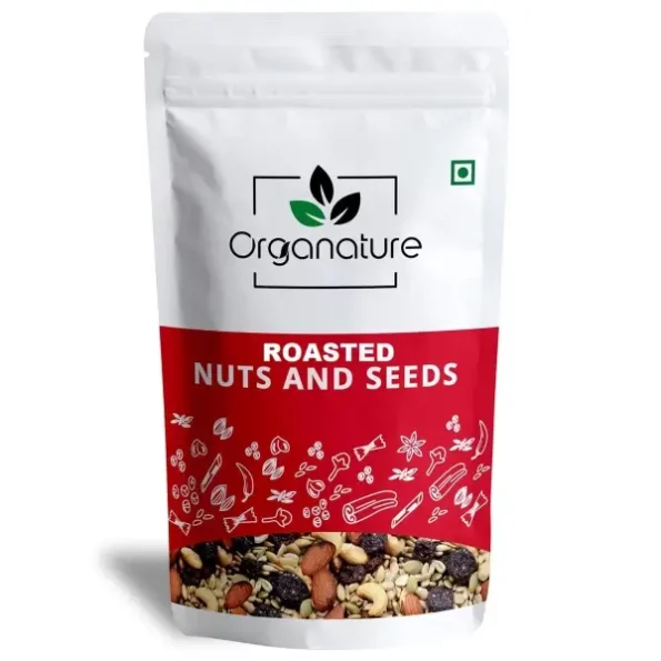 Organature Roasted Salted Healthy Mixed Nuts (350 Grams) available on Herbkart