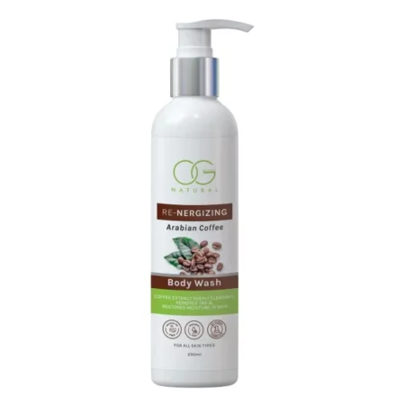 OG BEAUTY Natural Re-Nergizing Arabian Coffee Body Wash | Deep Cleansing Shower Gel | Exfoliates & Refreshes Skin | For All Skin Types | 250ml