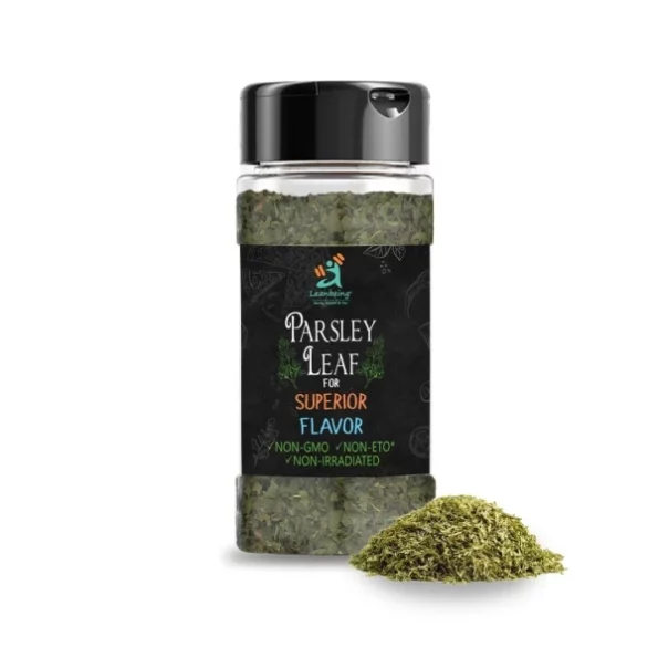 Leanbeing Parsley Flakes, Cut & Sifted, 30 Gm available on Herbkart