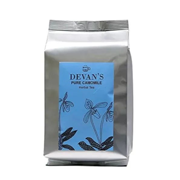 Devans Pure Chamomile Flowers Herbal Tea, 100 GM available on Herbkart