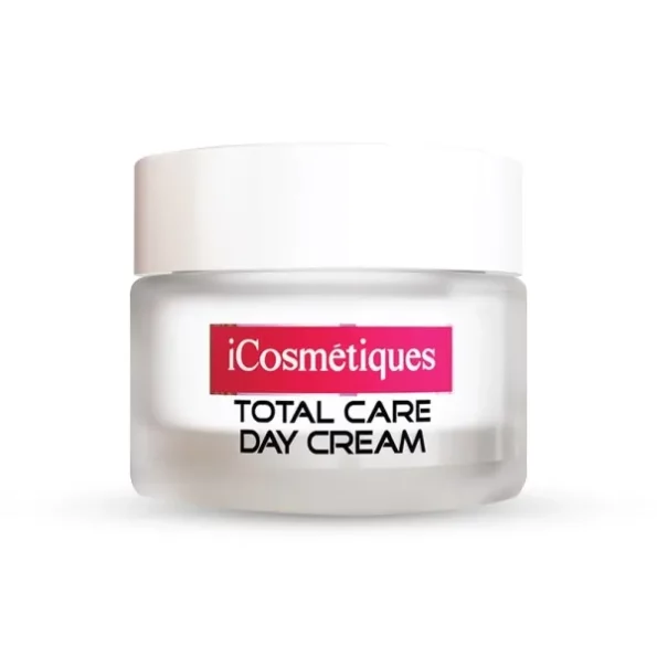 iCosmetiques Total Care Day Cream, Vitamins B3, C, E Shea Butter & Glycerin 50g available on Herbkart