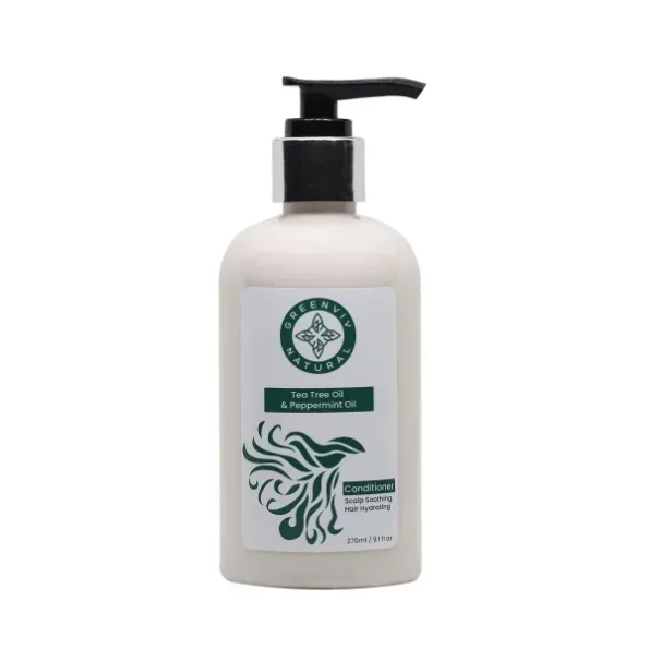 Greenviv Natural Hair Conditioner, Tea Tree Oil & Peppermint, 270ML available on Herbkart