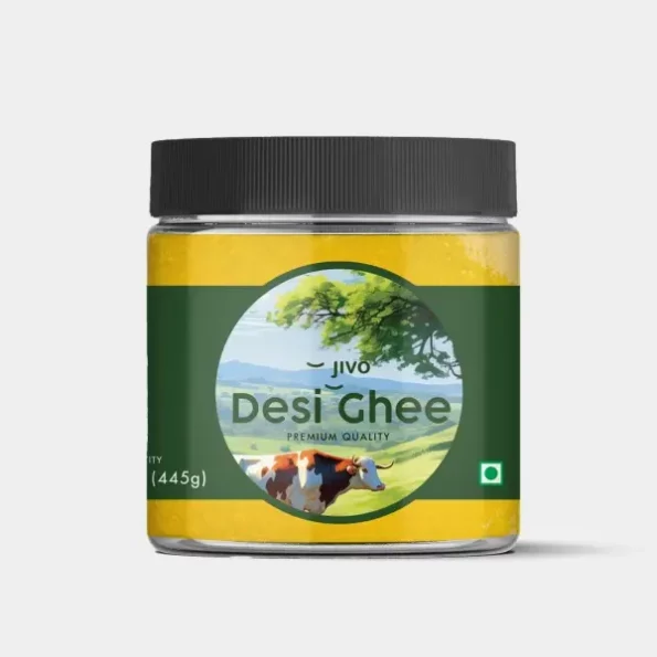 Jivo Desi Ghee | Boosts Immunity & Supports Heart Health 450g (500ml) - Pack of 1, Herbkart8t771ltiqiqMdL.webp, Herbkart8t771ltiqiqMdL