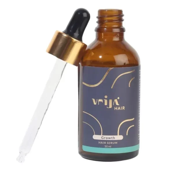 Vrija Hair Growth Serum, Anagain, Ocimum Basilicum, Retinol & Pro Keratin 50 ml available on Herbkart