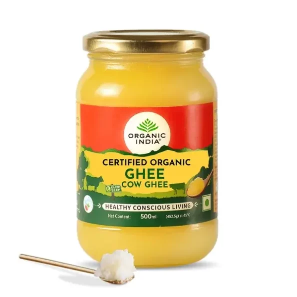 Organic India Pure Cow Ghee, 500 ML available on Herbkart