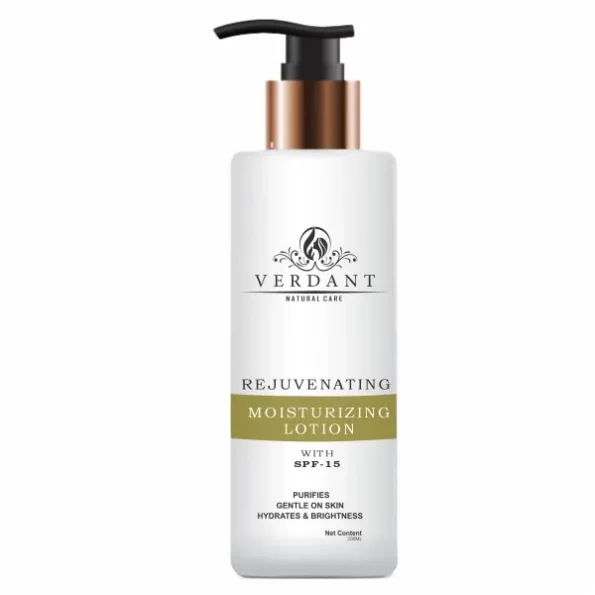 Verdant Natural Care Rejuvenating Moisturizing Body Lotion with SPF 15 - 200 ml available on Herbkart