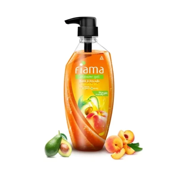 Fiama Body Wash Shower Gel Peach & Avocado, 500ml available on Herbkart