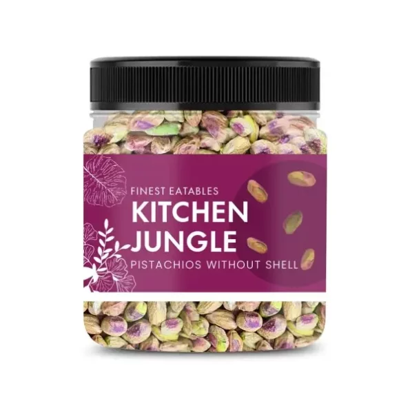 Kitchen Jungle Pistachio Kernals Without Shell Whole (250Gm) available on Herbkart