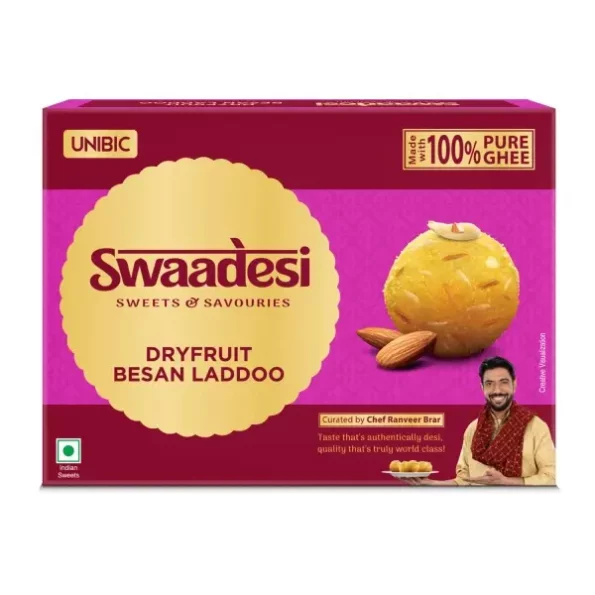 Unibic Swaadesi Dryfruit Besan Laddoo - 240 gm, Herbkart8t761Wylu3QCwL.webp, Herbkart8t761Wylu3QCwL