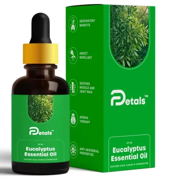 DPetals Eucalyptus Essential Oil 30 ml available on Herbkart