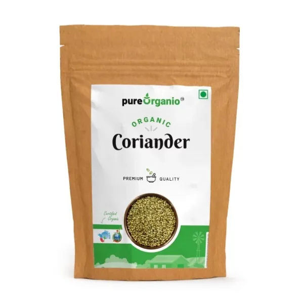 Pure Organio - Organic Coriander Seeds (dhaniya) - 350 Gm, Herbkart8t771bDK4KK-rL.webp, Herbkart8t771bDK4KK rL