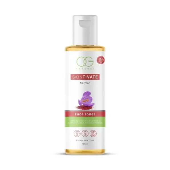 OG Beauty Natural SkinTivate Saffron Face Toner 100 ML available on Herbkart