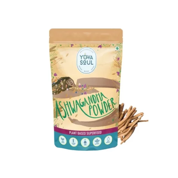 YUVA SOUL Ashwagandha Powder - 200 Grams available on Herbkart