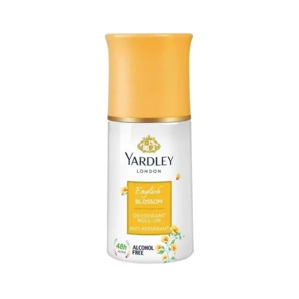 Yardley English Blossom Deodorant Roll- On for Women, 50 Ml available on Herbkart