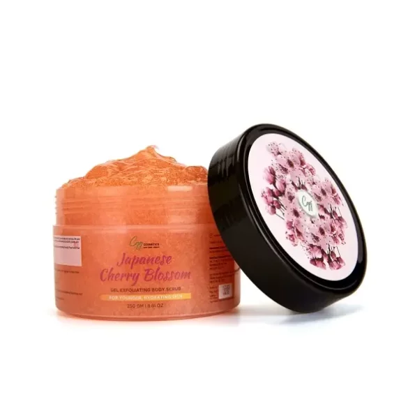 CGG Cosmetics Japanese Cherry Blossom Gel Exfoliating Body Scrub - 250Gm, Herbkart8t761BtWJfZ4VL.webp, Herbkart8t761BtWJfZ4VL