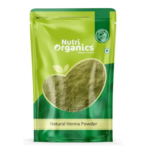 NutriOrganics 100% Pure Henna Powder - 100G | Good For Hair Colour (Mehandi) | For Hair, Hands & Feet, Herbkart8t781whzv4xucL.webp,