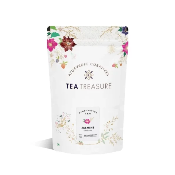 Tea Treasure Peace-Jasmine Green Tea 100 Gram available on Herbkart