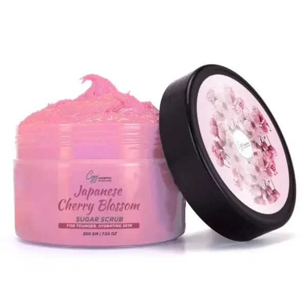 CGG Cosmetics Japanese Cherry Blossom Sugar scrub 200GM available on Herbkart