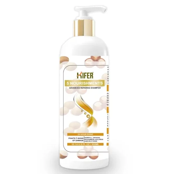 Kifer 5 in1 Nourishments Advanced Repairing Shampoo Fights Five Signs Of Damage - 300ml available on Herbkart