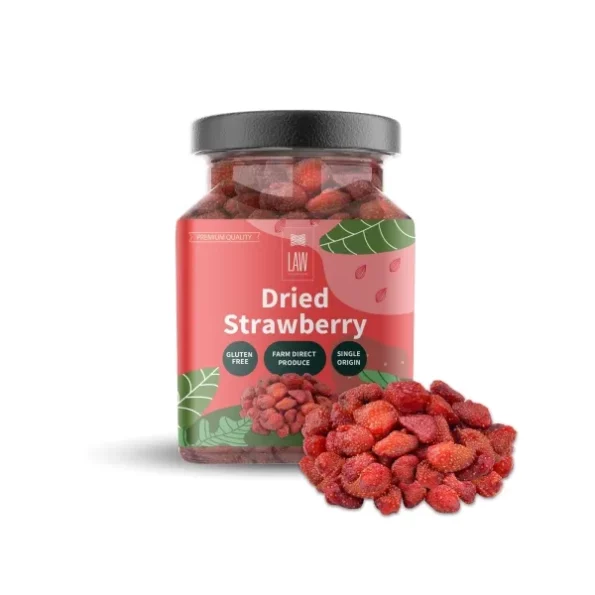 looms & weaves - Dried Strawberry - 200gm available on Herbkart