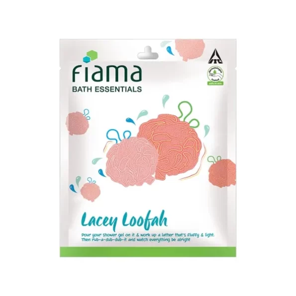 Fiama Bath Essential Lacey Loofah available on Herbkart