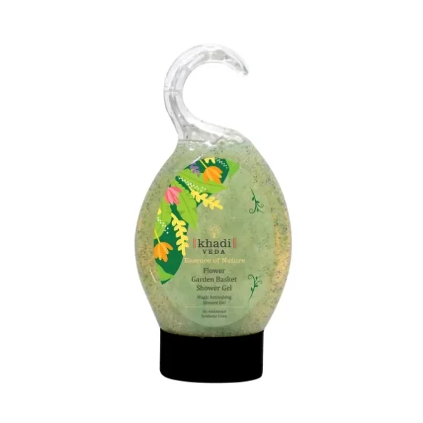 Khadi Veda Blossom Garden Basket Shower Gel - 175 ml available on Herbkart