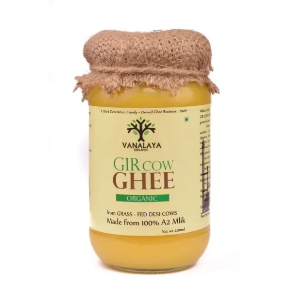 Vanalaya Organic Desi Gir cow ghee - 400ml, Herbkart8t781T88VjaEPL.webp, Herbkart8t781T88VjaEPL