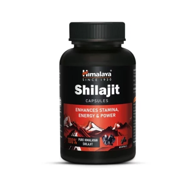 Himalaya Shilajit 100% Pure Himalayan Shilajit 60 Capsules available on Herbkart