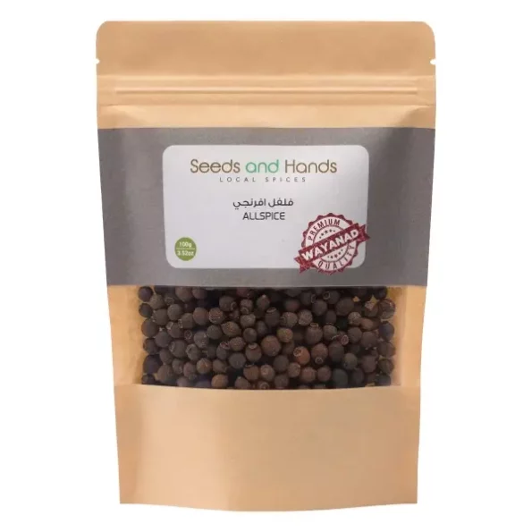 Seeds and Hands Wayanad Allspice/Jamaica Pepper Whole (100g) available on Herbkart