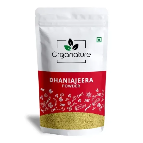 Organature Fresh Indian Masala Cumin Coriander Powder (350 Grams) available on Herbkart