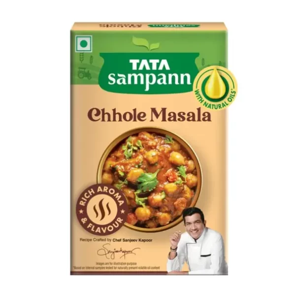 Tata Sampann Chhole Masala with Natural Oils, 100g, Chole Masala Powder, Herbkart8t761cXQ8Kr-8L.webp, Herbkart8t761cXQ8Kr 8L