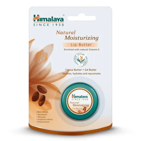 Himalaya Herbals Natural Moisturizing Lip Butter, 10gm, Herbkart8t7615-58w20O1L.webp, Herbkart8t7615 58w20O1L