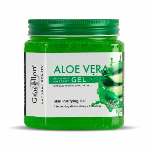 Gracellon Aloevera Skin & Hair Purifying Massage Gel available on Herbkart