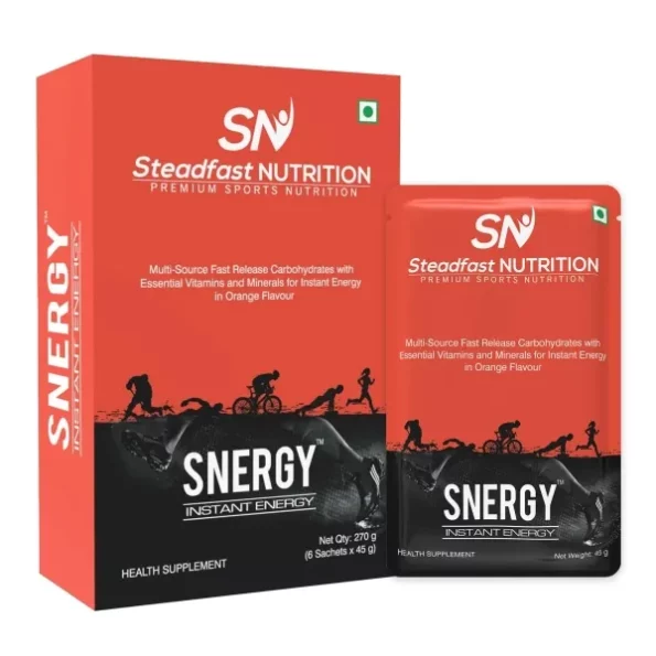 Steadfast Nutrition Snergy, Instant Energy & Hydration (6, Orange) available on Herbkart