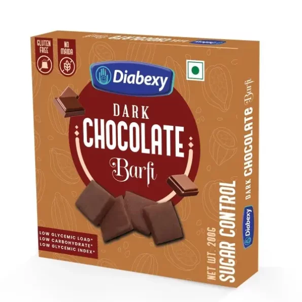 Diabexy Desi Ghee Sugar Free Dark Chocolate Barfi Gift Pack for Diabetics- 200g, Herbkart8t761RQBVKHviL.webp, Herbkart8t761RQBVKHviL