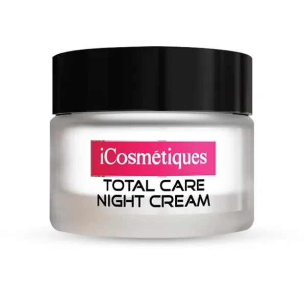 iCosmetiques Total Care Night Cream, Infused with Vitamins C & E 50g available on Herbkart