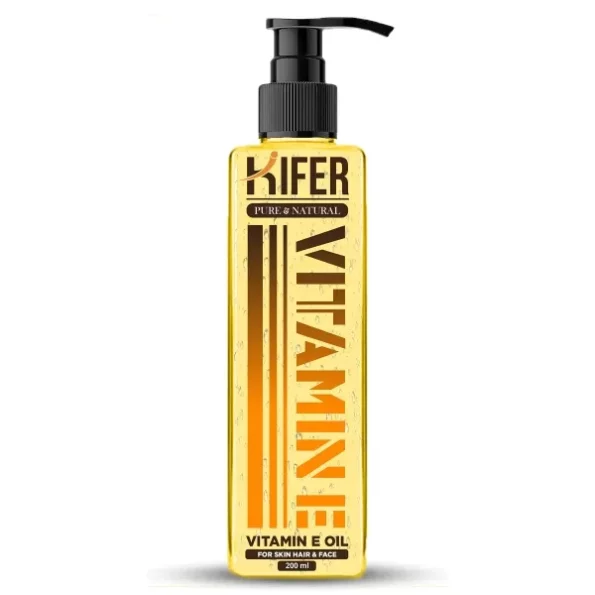 Kifer Vitamin E Oil For Stretch Marks, Scars, Dry Skin And Hair (200 ml) available on Herbkart